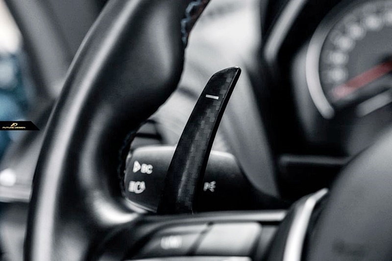 BMW F87 M2 M2C - Matt Carbon Steering Wheel Shift Paddle 04